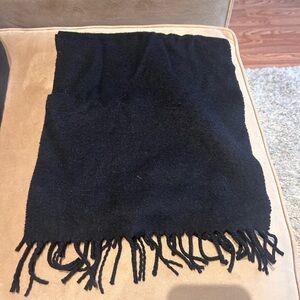 Classic black scarf